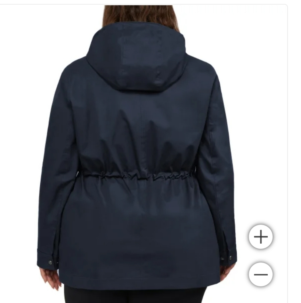 Hunter Ladies' Water Resistant Smock Nwt,XXL Blue - Picture 3 of 5
